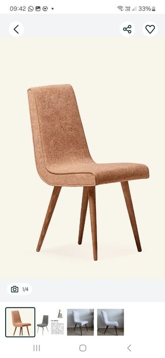 Krzesło R. Hałas Typ 200-113 prl, retro, vintage, retrto