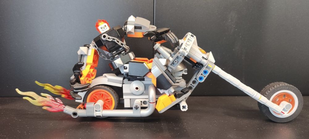LEGO zestaw 76245 ghost rider mech & bike robot i motor