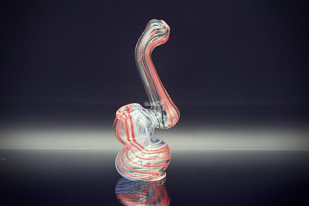 Mary Jane | Fajka wodna, Szklany mini Bubbler | 15 cm