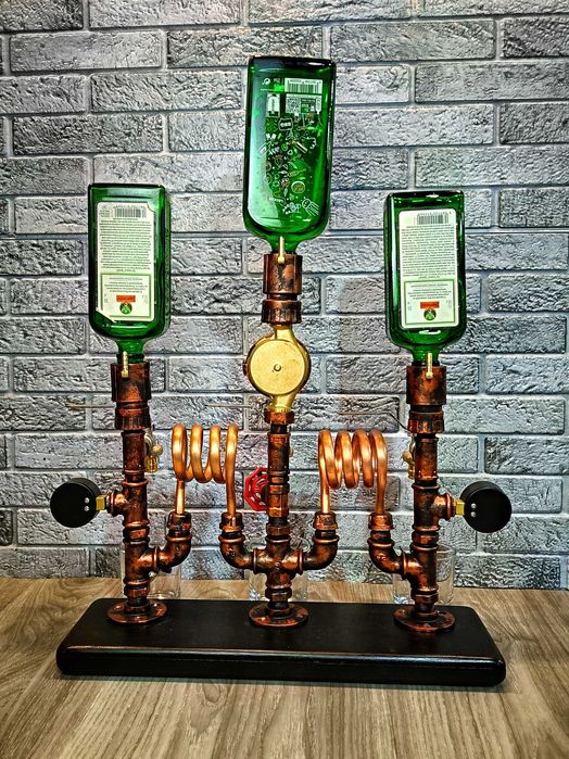 Nalewak, stojak do alkoholu "Symbioza-2" z licznikiem