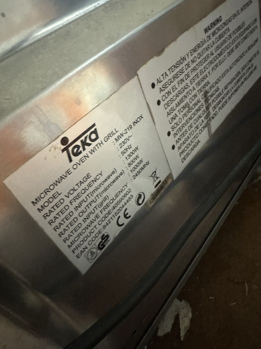Microondas teka mw 219 inox