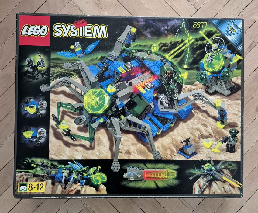 Lego 6977 * System Space Insectoids * arachnoid star base * jak nowy