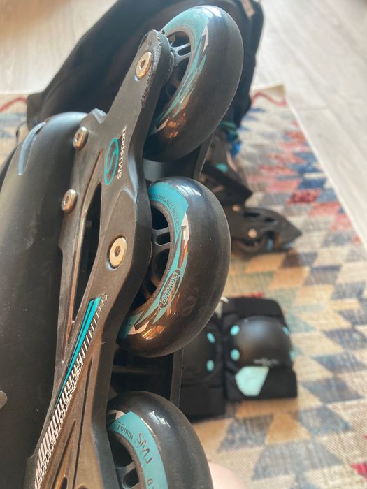 Rolki rozmiar 39 (+torba i nakolanniki gratis!)