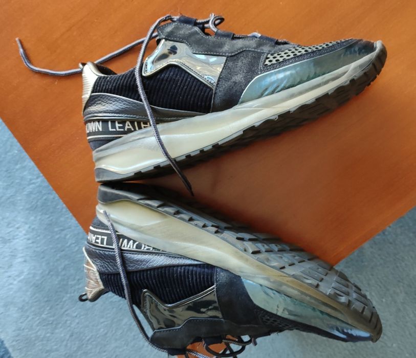 Sapatilhas homem marca Crown Leather italianas TM 42