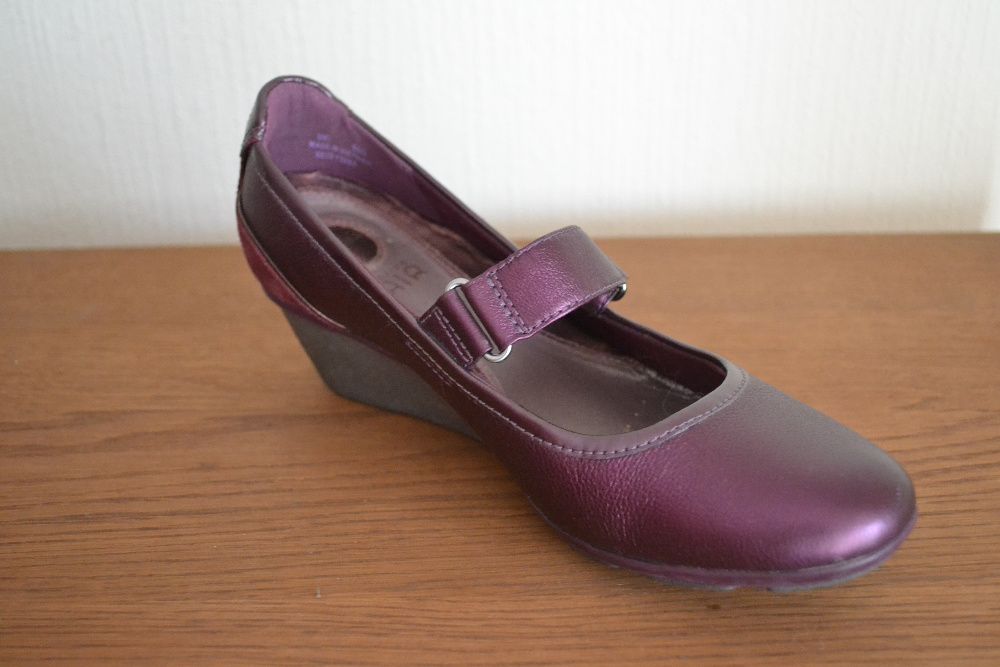 Clarks skórzane buty roz 40