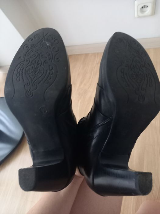 Czarne botki, 38