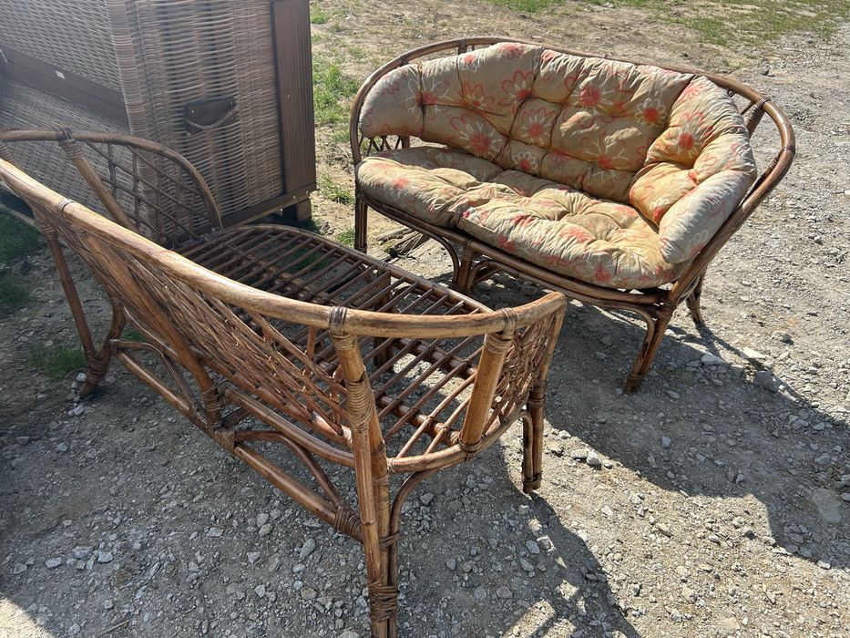 Komplety ratanowe zestawy fotele kanapy