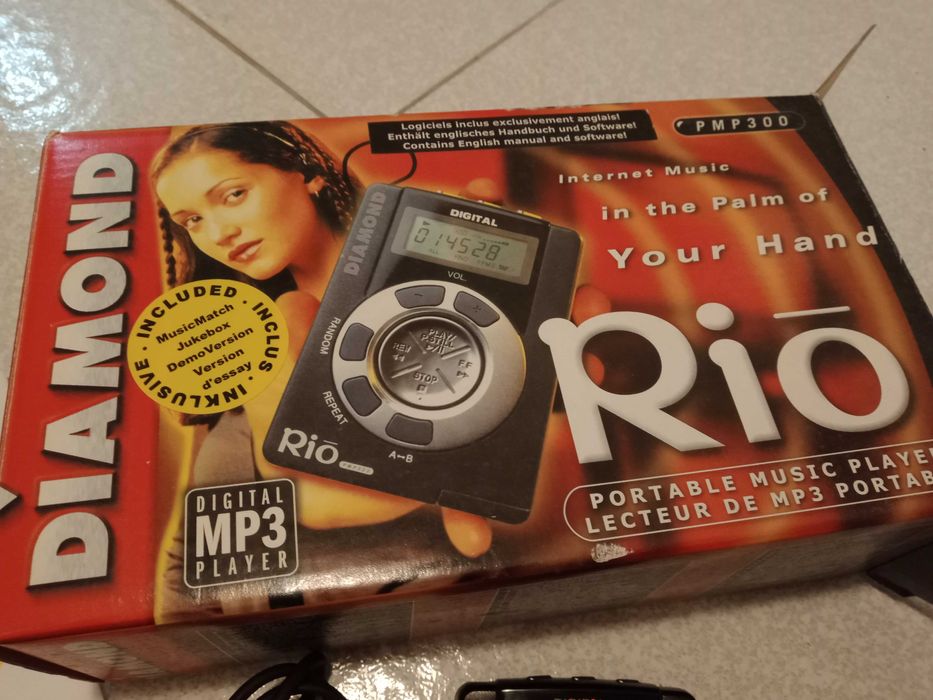 Diamond Rio PMP300 - Leitor de MP3 - O primeiro leitor do mundo