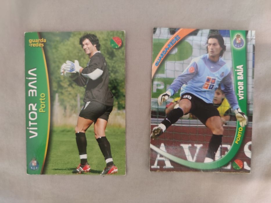 Cartas Panini Mega Craques Vítor Baía FCP excelente estado