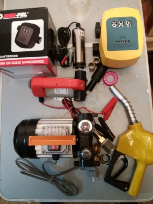 Насос помпа для перекачки дизельного палива топлива 12-24v. АЗС Польша