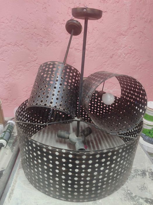 Candeeiro de teto estilo industrial