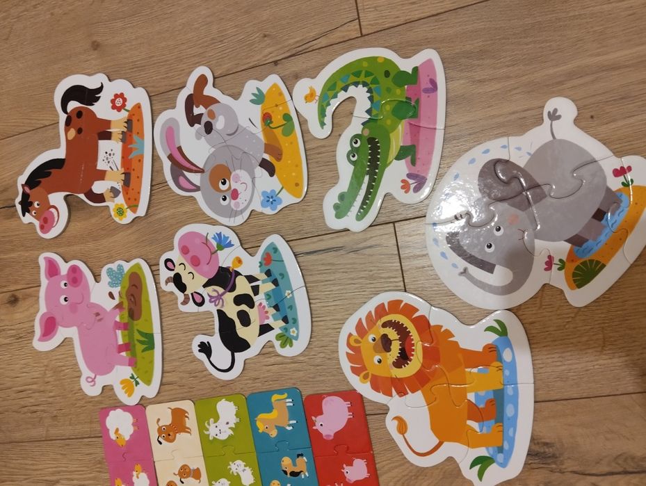 Zestaw puzzli dla maluszka 12 mies+
