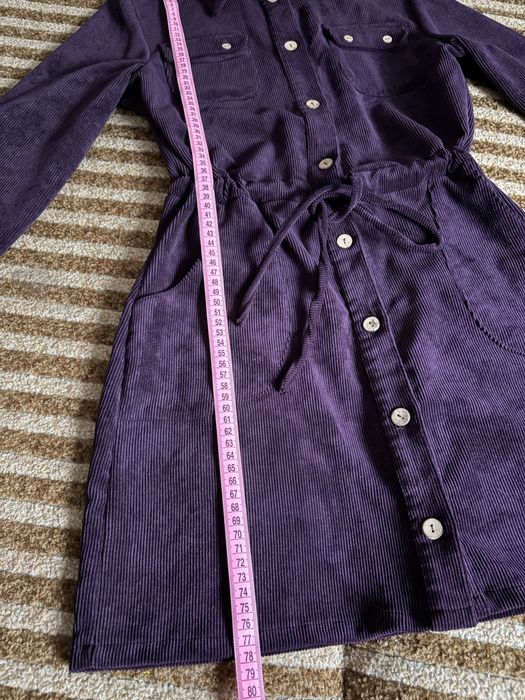 Сукня вельветова фіолетова