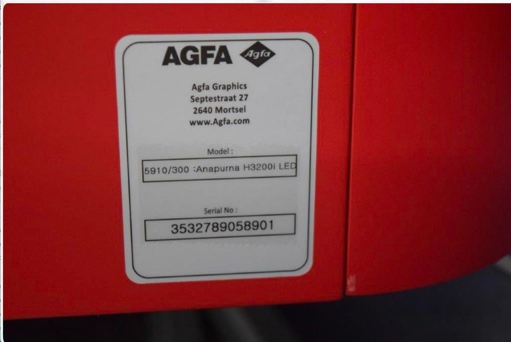 AGFA Anapurna H3200i LED – ploter UV LED