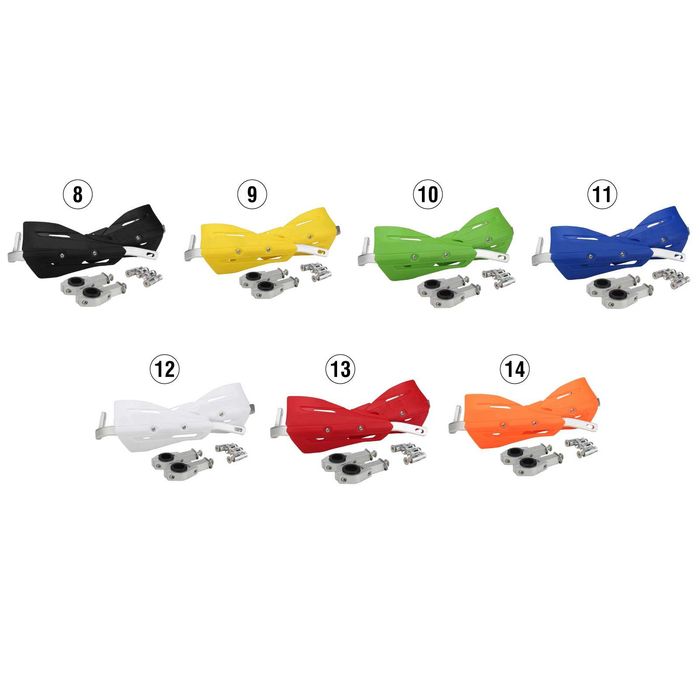 Protetores Mãos Universais 22-28mm Motocross Enduro - Inclui Suportes