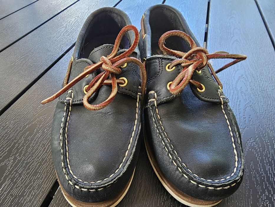 Buty skórzane żeglarskie