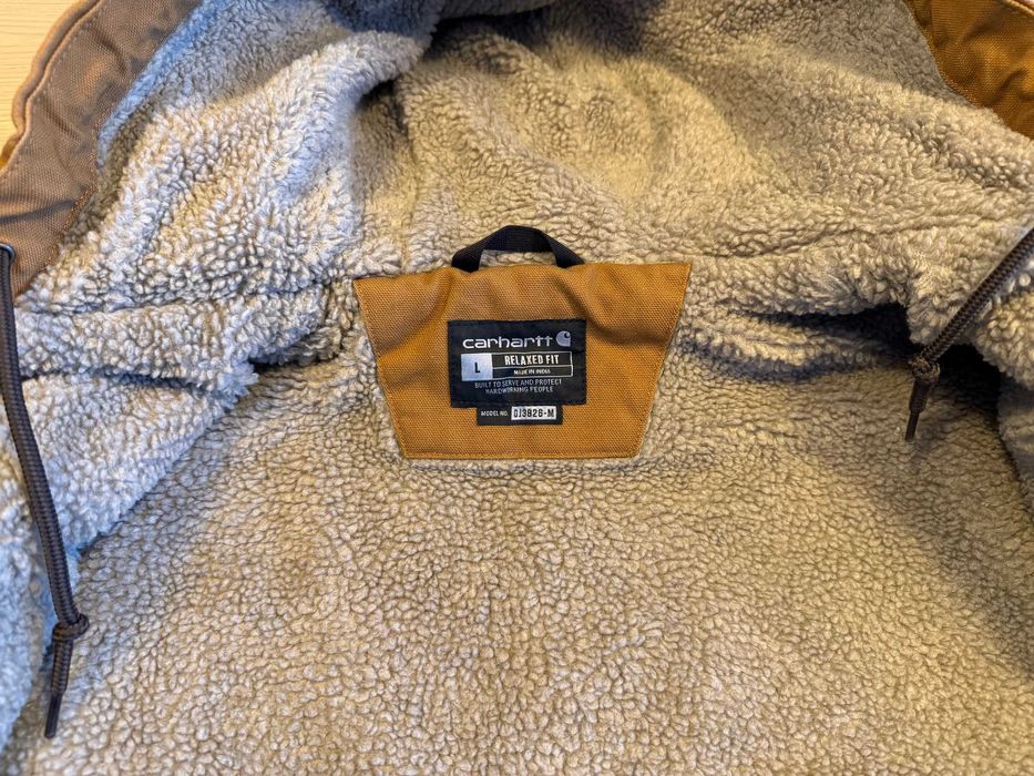 Kurtka Carhartt Washed Duck Sherpa-Lined Utility Bartlett roz. L NOWA