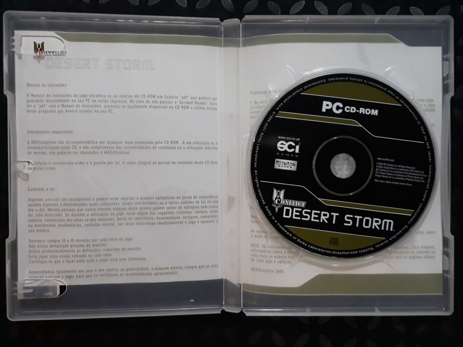 PC CD ROM- Desert Storm64354208914817121