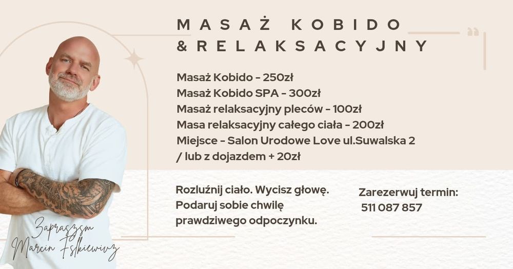 Masaż Toruń i okolice.