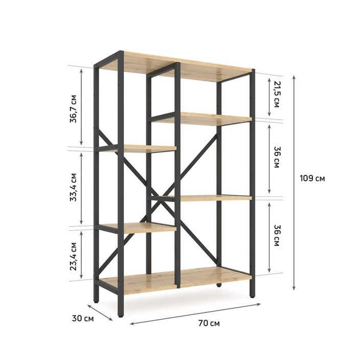 Стелаж Лофт, офіс, дім