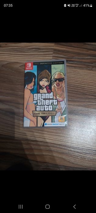 GTA 3, Vice City, San Andreas – Nintendo Switch, karta fizyczna,