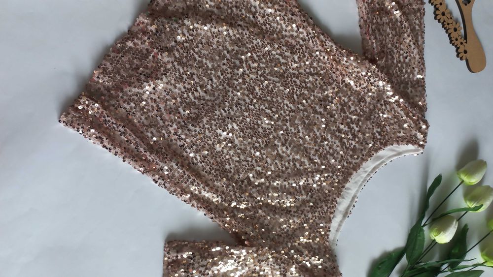 Вечірня блузка вагітним в паєтках нова 46 розмір s