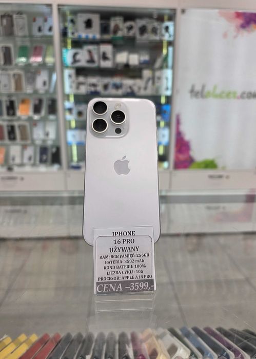 Iphone 16 Pro 256GB Bat 100% Telakces Felicity *Raty 0%