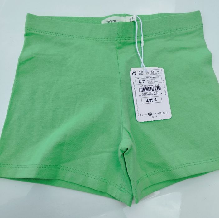 Calções Verde Novos da Sfera
