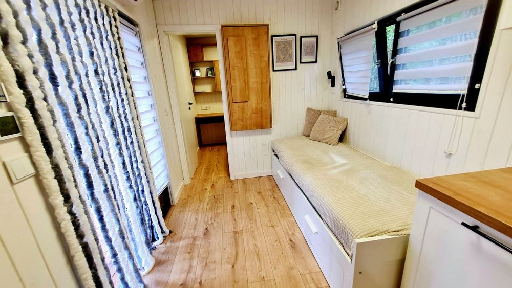 Domek letniskowy - Jezioro Turawskie - Przystań Turawa - Biały Domek Tiny House