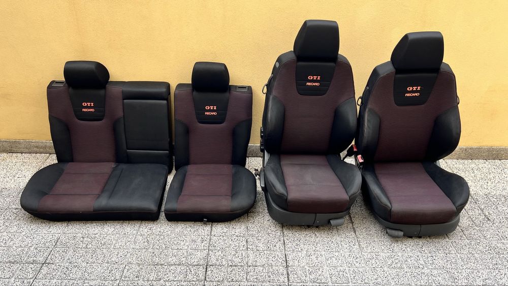 Bancos recaro Originais golf 4 gti jubi
