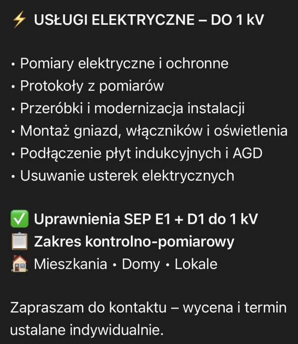 Pomiary Elektryczne !