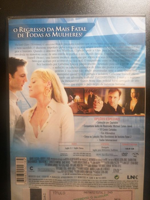 DvD Instinto Fatal 2 - Basic Instinct 2