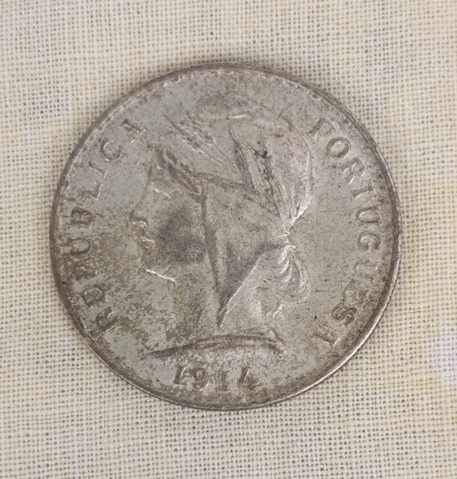 Moeda de Prata 50 Centavos 1914 – Primeira República Portuguesa