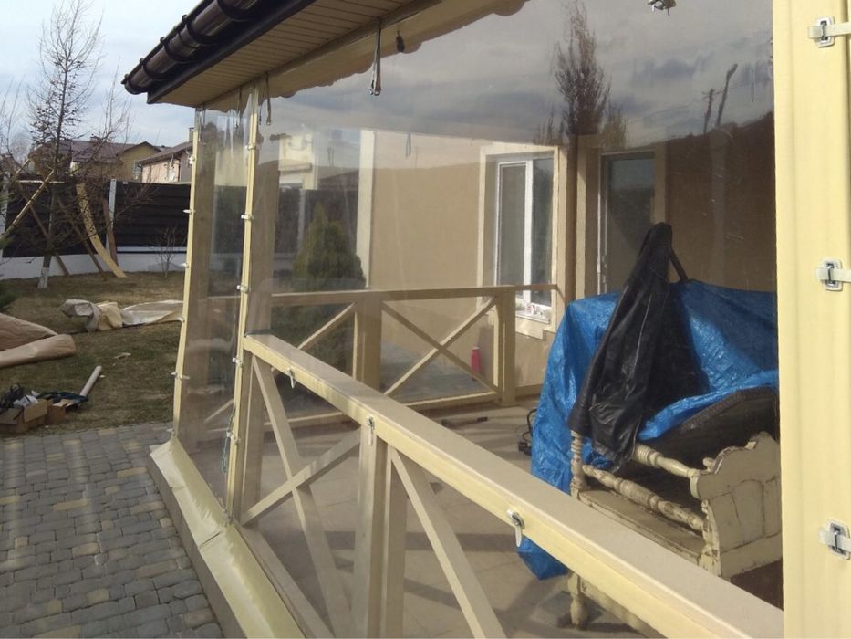 М’які вікна Чернігів. Прозорі штори з ПВХ для терас і альтанок Чернігі