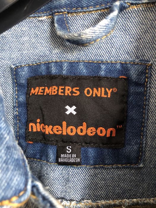 Kurtka Jeansowa Members Only x Nickelodeon