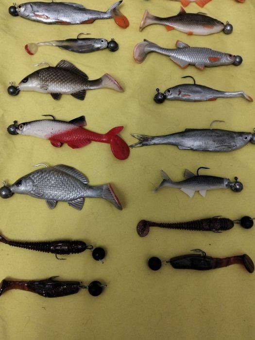 Силіконові приманки. 95%нові