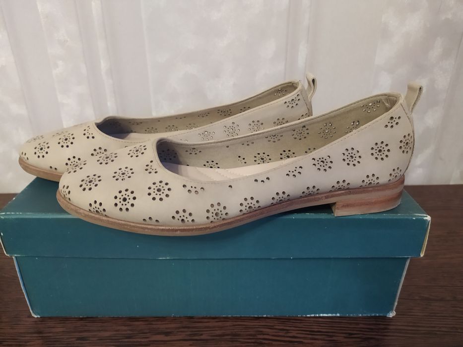 Туфли Clarks, кожа, размер 37
