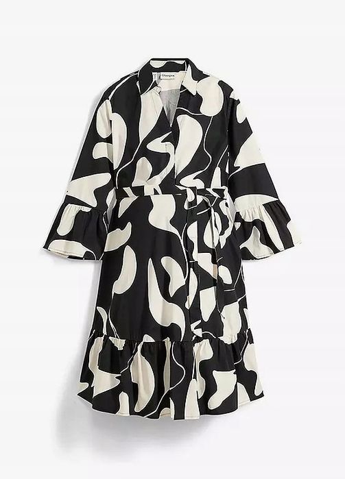 B.P.C sukienka ciążowa wzorzysta midi r.48