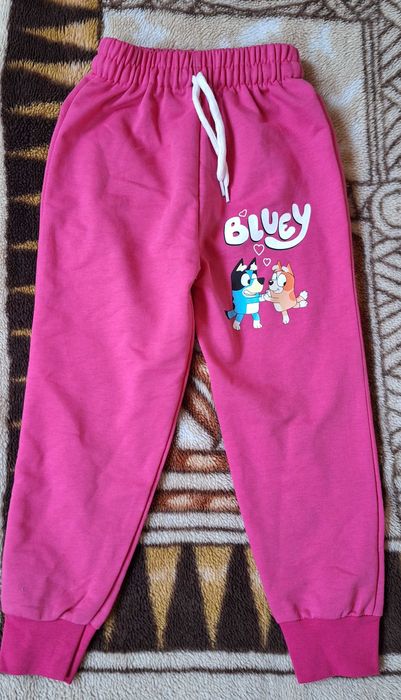 Spodnie 3/4latka Bluey pieski dziewczynka,bawełna, nowe