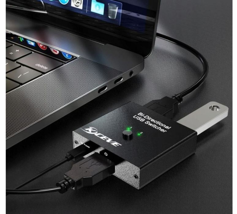 Selektor przełącznika USB 3.0 2 na 1 wyjście KCEVE