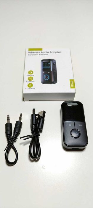 Transmiter, adapter, nadajnik, odbiornik BLUETOOTH 5.4 AUX MINI-JACK