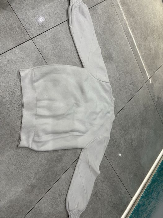 Sweter damski biały ciepły M