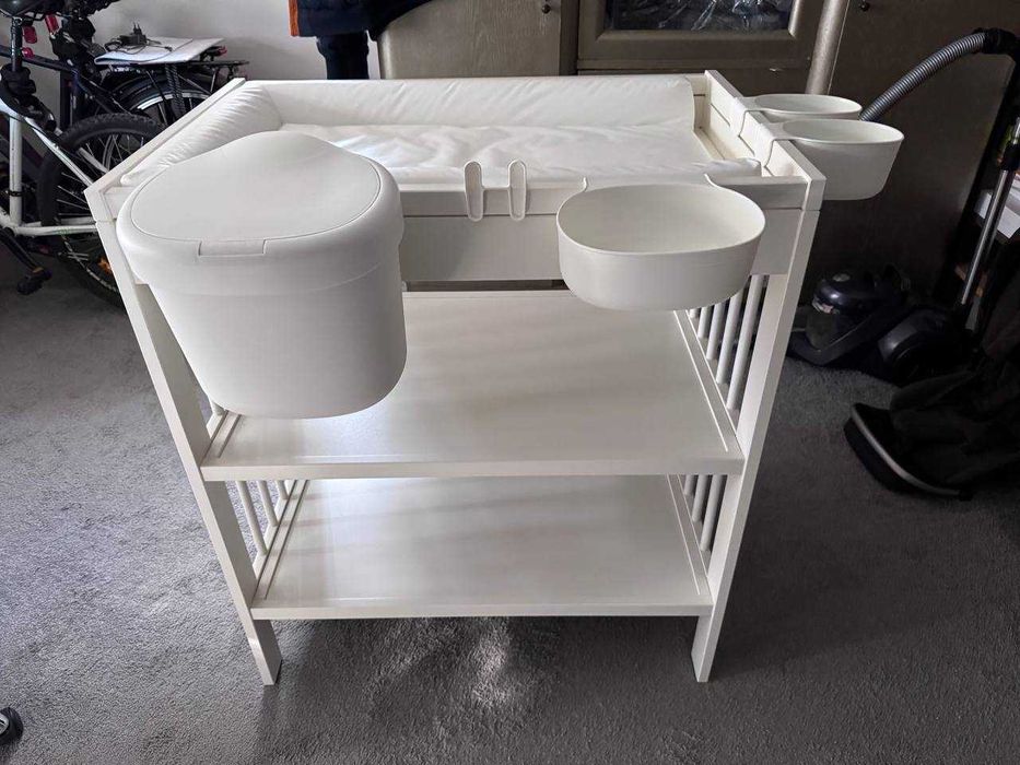 IKEA GULLIVER – przewijak, biały, stan jak nowy + GRATIS