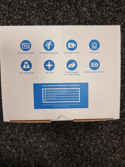 Kamera solarna Wifi cinnado B6 2K 2 szt