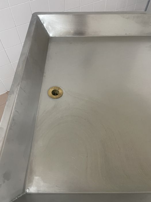 Bancada de enchimento - Aço inoxidável reforçado
