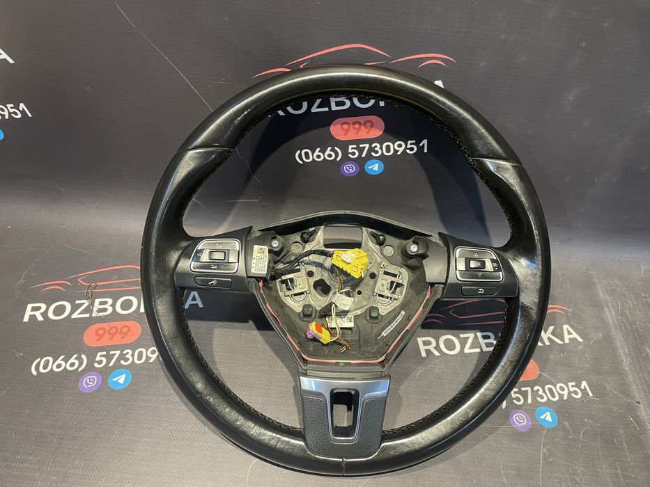 Руль vw passat b7 мультіруль кермо airbag пассат б7