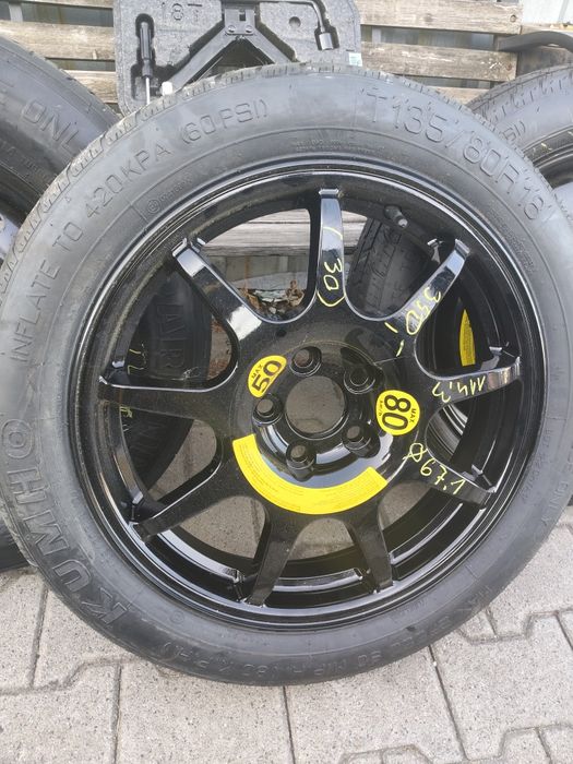 Koło dojazdowe zapasowe 135/80/18 Kia Hyundai Mazda Toyota Mitsubishi 5x114,3