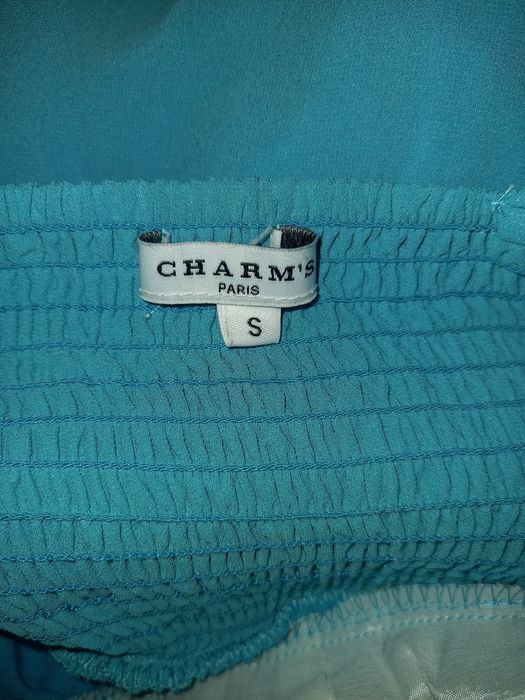 Vestido de cerimónia azul turquesa
