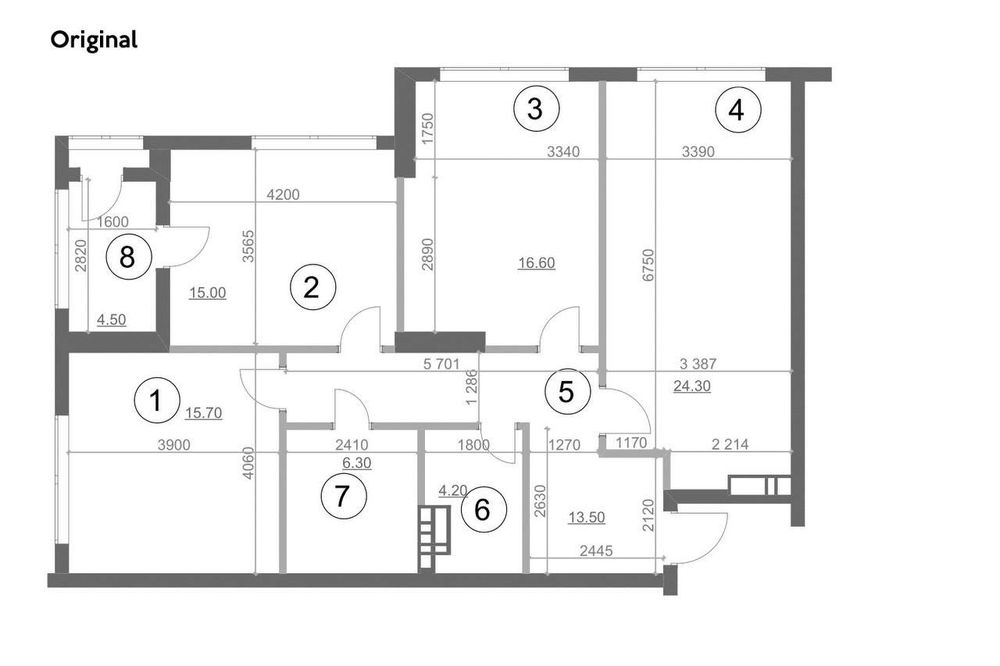 3-комнатная квартира по адресу ул. Ильенка Юрия (площадь 101 м²) - Atlanta.ua - фото 4
