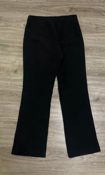Нові чорні класичні штани-кльош р. L, висока талія, є замок і гудзик